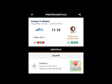 Hellas HB1 # - Feyenoord handbal HB1