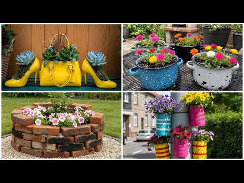 CHEAP IDEAS TO MAKE YOUR GARDEN BEAUTIFUL | Reuse and Decorate!