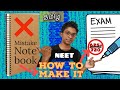 Error NOTE How To Improve NEET Mock Test Scores Mistake Notebook NEET Exam NPT Ahil