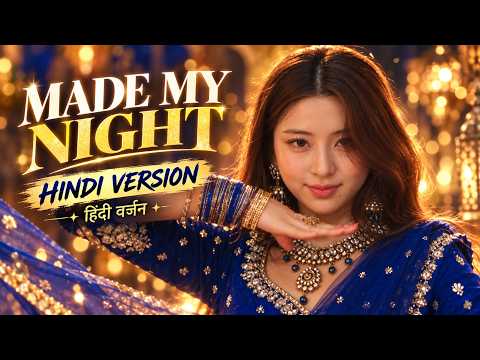 LE SSERAFIM - Made My Night | Hindi Version | (Lyrics MV)