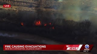Breaking News Update: Bosque fire continues to grow south of Belen
