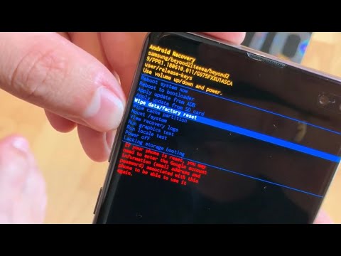 Samsung Galaxy S10 S10e S10 Plus Hard Reset in case of loss of function Malfunctions Smartphone I...
