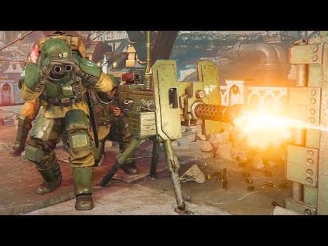 Tyranids attack Imperium Hive City | Warhammer 40k Space Marine 2