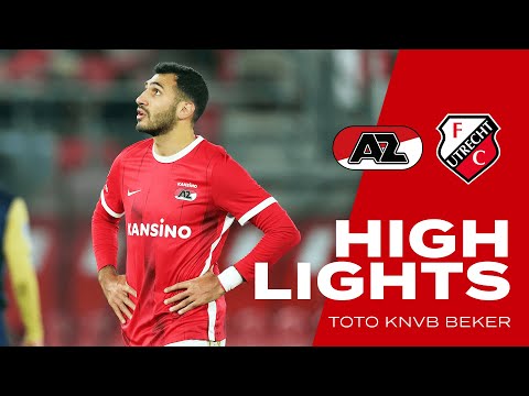 Highlights AZ - FC Utrecht | TOTO KNVB Beker