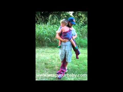 Signing Dad Kangaroo Carry from Wrap Your Baby