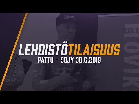 Lehdistötilaisuus: PattU - SoJy 30.6.2019