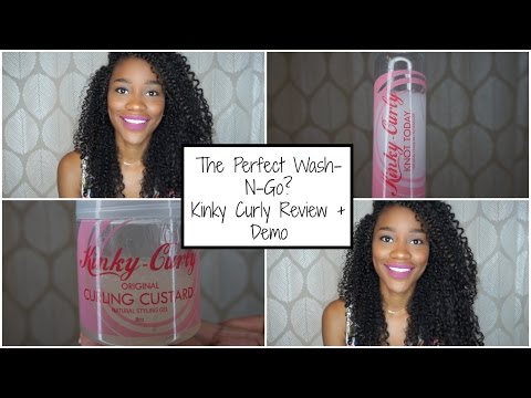 The Perfect Wash & Go? Kinky Curly Review + Demo