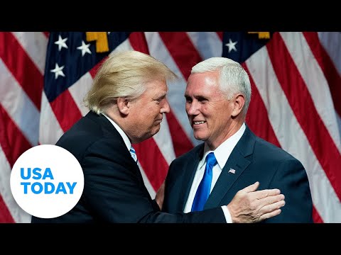 Donald Trump and former VP Mike Pence give dueling speeches in DC USA TODAY