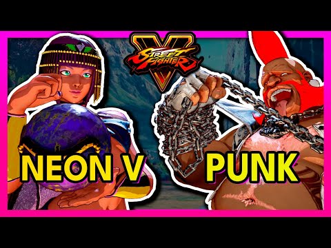 SFV 🥊 Neon V (MENAT) VS Punk (BIRDIE) 🥊 スト5  🥊 SF5 🥊 Street Fighter 5