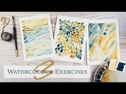 3 Simple Watercolour Exercises to Beat Artist's Block