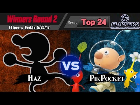 Flippers Weekly 5/20/17 - Winners Round 2 - Haz (Game & Watch) vs. PikPocket (Alph) - Smash 4