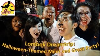 preview picture of video 'Milton Goh attends Lombok Dreamtrip 2014! - Meet and Greet Party (Halloween-Themed)'