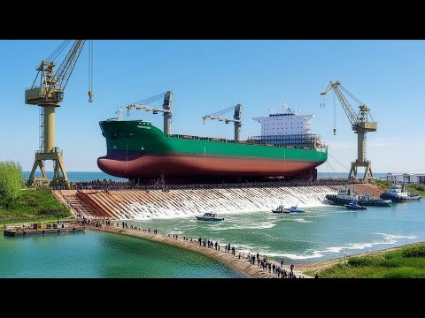 SHIP LAUNCH | 11 Awesome Waves, "FAILS" and CLOSE CALLS