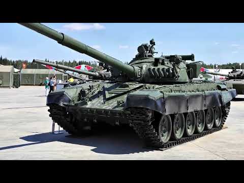 A column of Polish T-72M1 tanks entered Bakhmut.