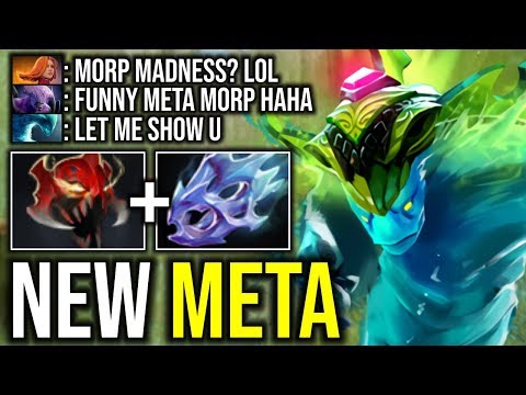 NEW META MORPHLING..!! Mask of Madness & Moon Shard Build Morphling 7.21d | Dota 2