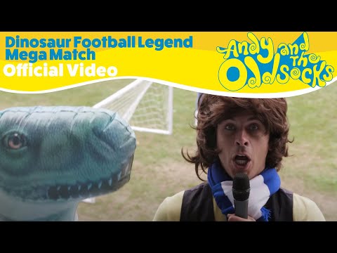 Andy and the Odd Socks - Dinosaur Football Legend Mega Match (Official Video)