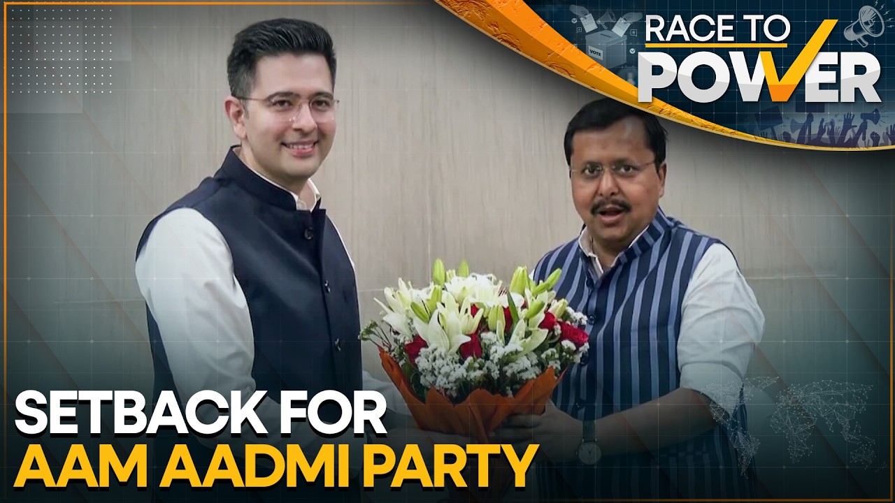 AAP Splits In Rajya Sabha: Raghav Chadha, Six Others To Join BJP | WION Race To Power