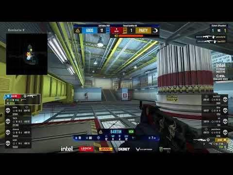 b4rtiN - 1vs3 clutch (CT - post-plant situation) | top moments game | (CS:GO)