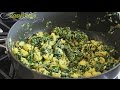 Cauliflower Potato Spinach Curry Download Clip mp3 and Mp4