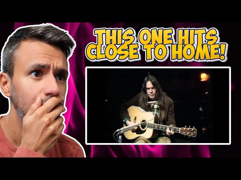 Neil Young - Needle And The Damage Done [Unplugged] REACTION | First Time Hearing It
