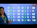 Table of 11 in English | 11 Table | Multiplication Tables English | Learning Video | Pebbles Rhymes