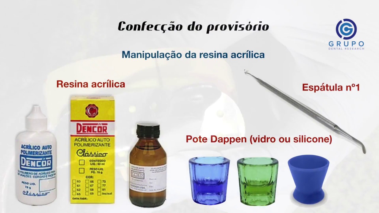 Coroas Provisórias Posterior de Molar -  Tecnica da matriz silicone