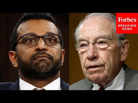 Video Grassley Presses Kash Patel About Afghan Evacuees In The U.S