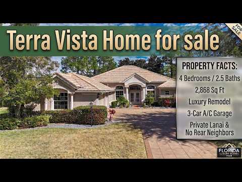Luxury Home For Sale in Terra Vista- Citrus Hills Florida + Huge Garage MLS#851551