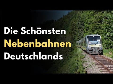 The 10 most beautiful branch lines in Germany.