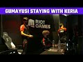 Gumayusi staying with Keria | T1 vs DRX | 2022 LCK Summer Split Moments | T1 cute moments