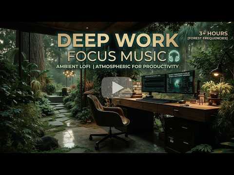 Deep Work Focus Music | Calm Work Ambience for Intense Productivity Flow