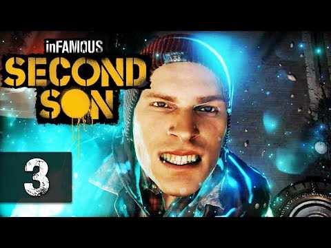 Infamous Second Son Walkthrough Part 3 - Seattle FACECAM Lets Play / Infamous