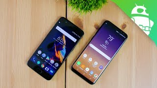 OnePlus 5 vs Samsung Galaxy S8 / Samsung Galaxy S8+