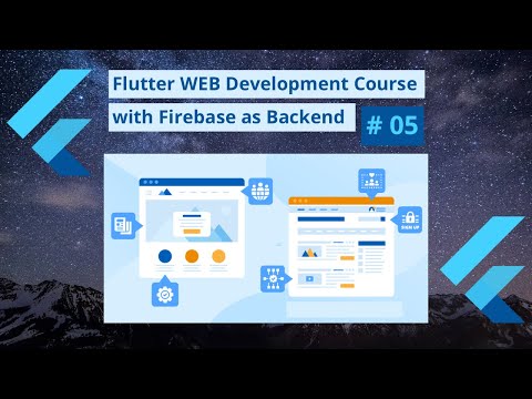 Flutter Web Login with Firebase Flutter Website Development Full Course 2022 Sign in Web Page UI