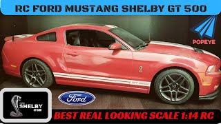 RC MUSTANG SHELBY GT500 1:14 Scale by RASTAR | UNBOXING & TESTiNG | RC with Popeye
