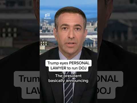 Trump eyes PERSONAL LAWYER to run DOJ