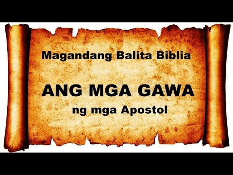 GAWA 1-28: Audio & Text Bible (Tagalog) Dramatized #bible #salitangdiyos #audiobible
