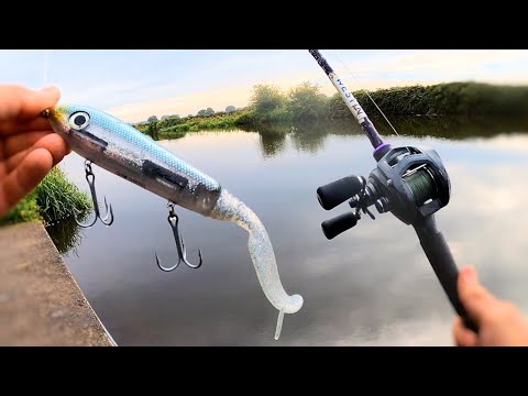 Lure Fishing for Pike on the Canal! With the Svartzonker Mctail