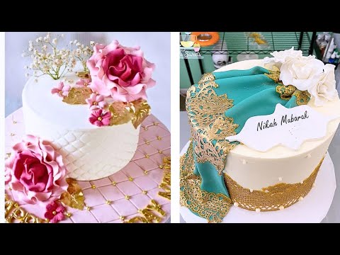 Nikkah cake ideas/Nikkah duppata cake/Nikkah cake tutorial