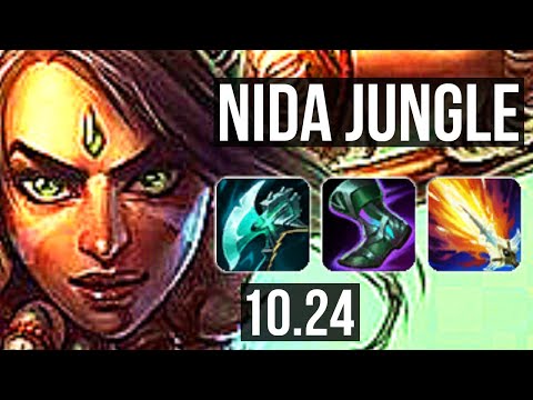NIDALEE vs KAYN (JUNGLE) | 75% winrate, Legendary, 14/3/5 | KR Diamond | v10.24