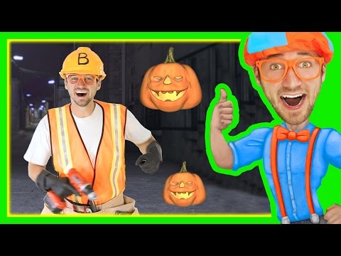 Halloween Songs for Kids with Blippi | Trick or Treat Nursery Rhyme Video