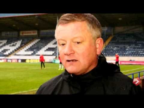 Chris Wilder's Rochdale reaction