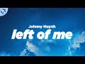 Johnny Huynh LEFT OF ME Lyrics