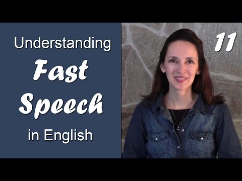 Day 11 - Reducing TO, DO, DOES - Understanding Fast Speech in English Video