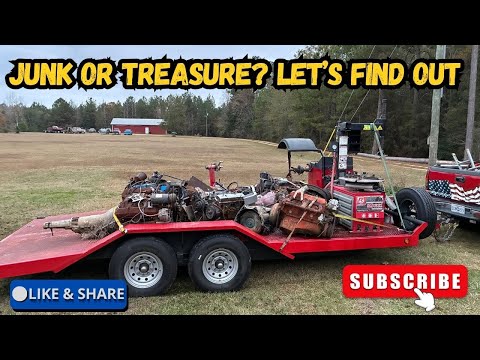 Ep  123  We were able to score a trailer load of engines and equipment.