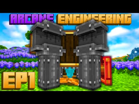 CyberFuel Studios - NEW GENERATION OF CREATE! EP1 | Minecraft Create: Arcane Engineering [Modded Questing Factory]
