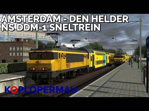 Train Simulator Classic 2024: Klassieke Sneltrein van Amsterdam naar Den Helder met DDM-1!
