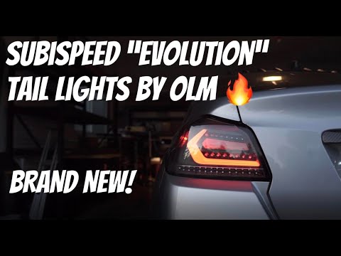 BRAND NEW SubiSpeed Evolution Tail Lights by OLM | Unboxing and How to Install!