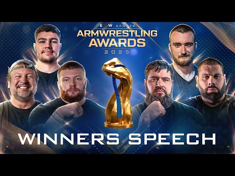 Armwrestling Awards Winners | EVW Sports Award Ceremony 2025
