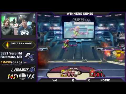 Project M @ Xanadu 12/05/16 Winners Semis - Vai (Wario) vs Noise (Samus)